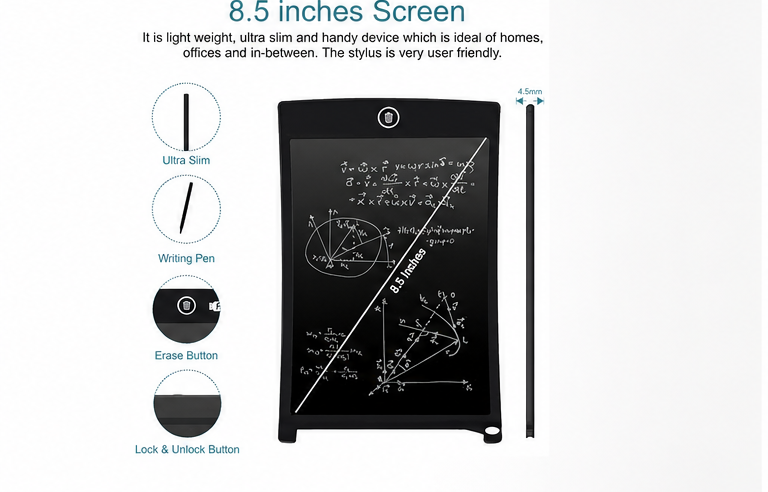 Kids writing tablet